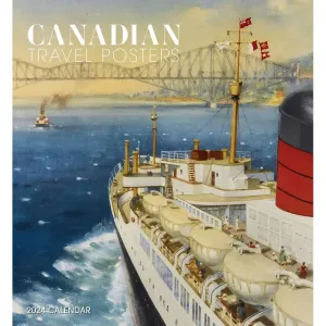 Canadian Travel Posters 2024 Poster Wall Calendar