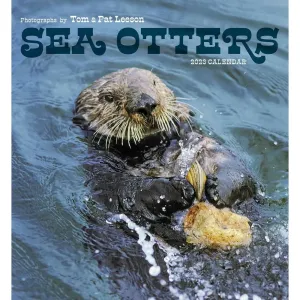 Sea Otters Photographs by Tom and Pat Leeson 2023 Wall Calendar
