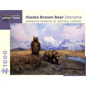 Alaska Brown Bear Diorama 1000 pc Puzzle