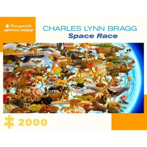 Charles Lynn Bragg Space Race 2000 pc Puzzle