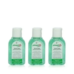 PrimaGel PlusRinse-Free Hand Sanitizer Trio Pack 3x50ml/1.7oz