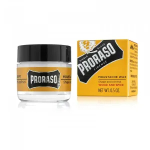 Proraso - Moustache Wax Wood And Spice : Moisturising and nourishing care 15 ml