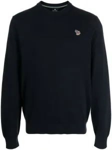 PS PAUL SMITH - Zebra Logo Organic Cotton Sweater #1242877