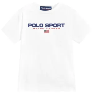 Ralph Lauren Boy's Polo Sport T-shirt White 6 Years