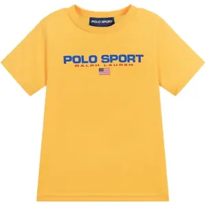 Ralph Lauren Boy's Polo Sport T-shirt Yellow 4 Years