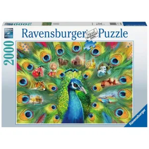 Land Of The Peacock 2000 Piece Puzzle