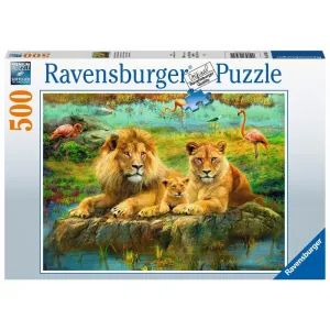 Lions in Savannah 500pc Puzzle