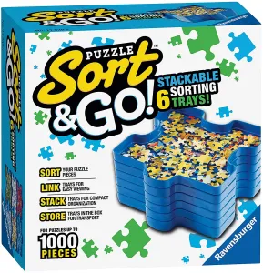 Sort and Go Puzzle Storage Trays