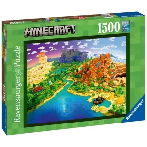 World of Minecraft 1500 Piece Puzzle