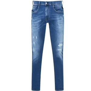Replay Mens Hyperflex Jeans Blue W30 L30