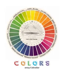 Colors 2023 Easel Calendar