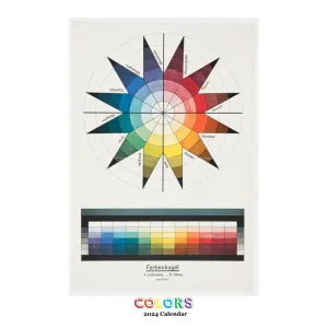 Colors 2024 Poster  Wall Calendar