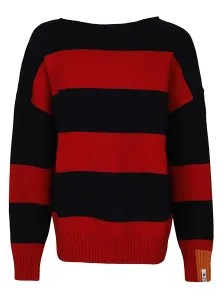 RIGHT FOR - Wool Striped Crewneck Jumper #870828