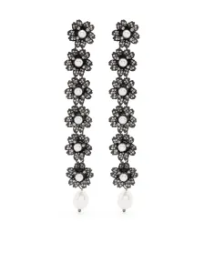 ROGER VIVIER - Bouquet Pearl Pendant Earrings #1155130