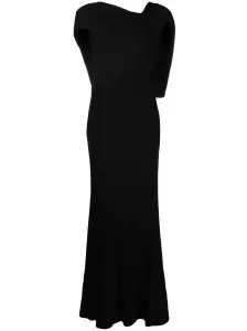 ROLAND MOURET - Cady Drape Maxi Dress #59587