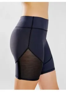 Rosewe Fabric Stitching Black High Waisted Sports Bottom - XL