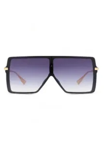 Rosewe Foldable Large Frame Oversized Grey Sunglasses - One Size