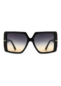 Rosewe Geometric Shape Ombre Light Camel Sunglasses - One Size