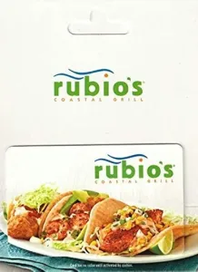 Rubio’s Coastal Grill Gift Card 5 USD Key UNITED STATES