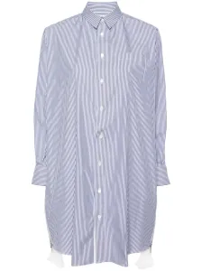 SACAI - Striped Cotton Shirt Dress