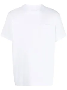 SACAI - Side Zip Cotton T-shirt #1270135