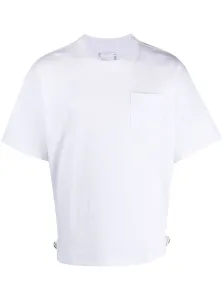 SACAI - Nylon Twill Cotton T-shirt #728633