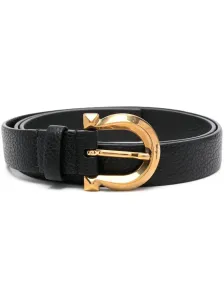 FERRAGAMO - Gancino Leather Belt #726661