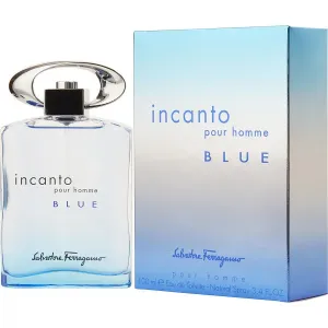 Salvatore Ferragamo - Incanto Pour Homme Blue : Eau De Toilette Spray 3.4 Oz / 100 ml
