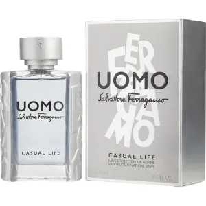 Salvatore Ferragamo - Uomo Casual Life : Eau De Toilette Spray 3.4 Oz / 100 ml