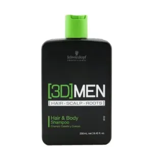 Schwarzkopf[3D] Men Hair & Body Shampoo 250ml/8.4oz