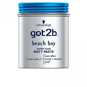 Schwarzkopf - Got2B Beach Boy sufer look matt paste : Hair care 3.4 Oz / 100 ml