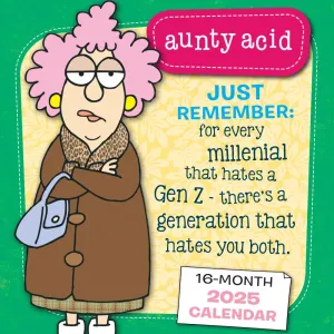 Aunty Acid 2025 Wall Calendar