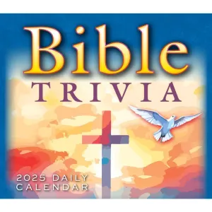 Brain Busting Bible Trivia 2025 Desk Calendar