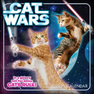 Cat Wars 2025 Mini Wall Calendar