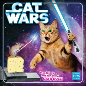 Cat Wars 2025 Wall Calendar