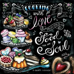Cooking With Love 2025 Wall Calendar