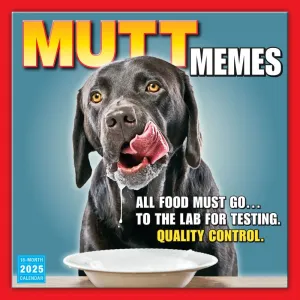 Mutt Memes 2025 Wall Calendar