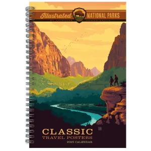 National Parks Classic Posters 2025 Planner