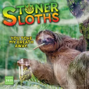 Stoner Sloths 2025 Wall Calendar