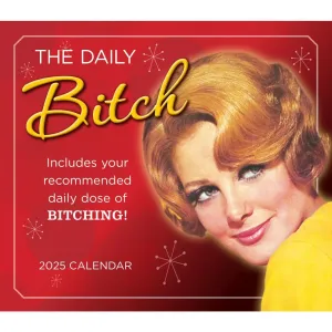 The Daily Bitch 2025 Desk Calendar