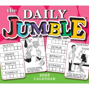 The Daily Jumble 2025 Desk Calendar