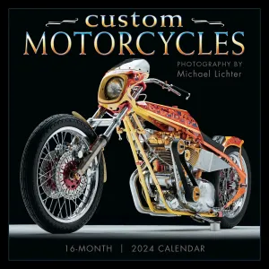 Custom Motorcycles 2024 Wall Calendar