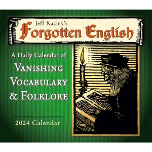 Forgotten English 2024 Desk Calendar