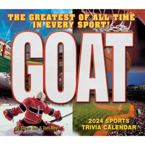G.O.A.T. Sports Trivia 2024 Desk Calendar