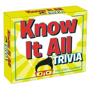 Know-It-All Trivia 2023 Desk Calendar