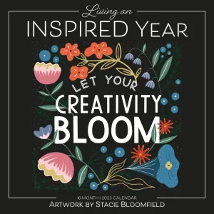 Living An Inspired Year By Bloomfield 2023 Wall Calendar