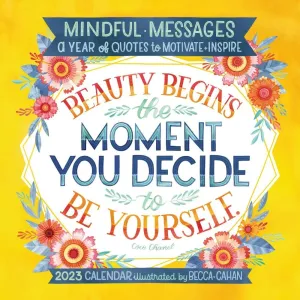 Mindful Messages A Year 2023 Wall Calendar