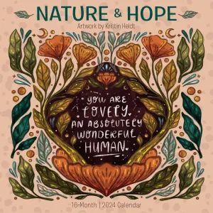 Nature and Hope 2024 Wall Calendar