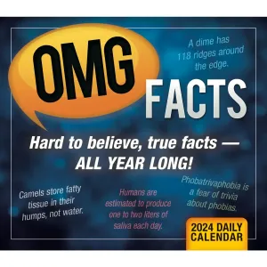 OMG Facts 2024 Desk Calendar