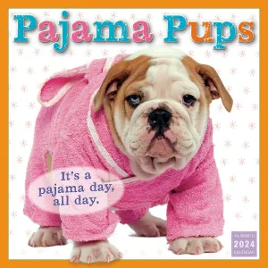 Pajama Pups 2024 Wall Calendar